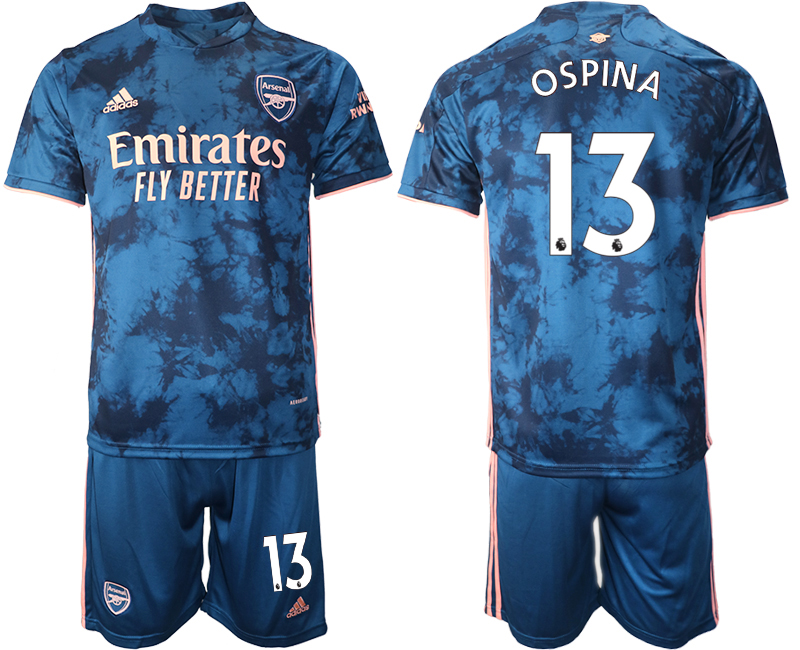 Men 2021 Arsenal away #13 soccer jerseys->arsenal jersey->Soccer Club Jersey
